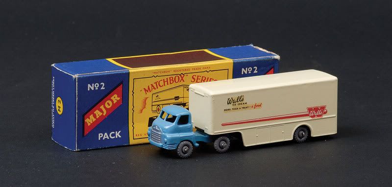 レズニー 　ウォルズ　アイスクリーム　トラック ベッドフォード Lesney Matchbox Major pack M2a Bedford Walls ice cream truck